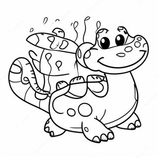 Bojanka Sa Smijesnim Crocs Ima Sa Licima Бојанке