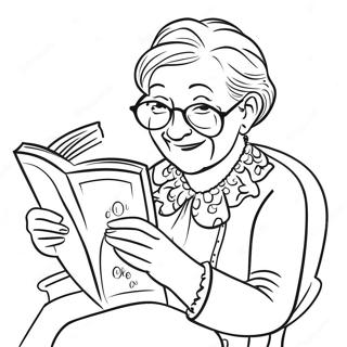 Baba Koja Cita Knjigu Bojanka 90405 30426