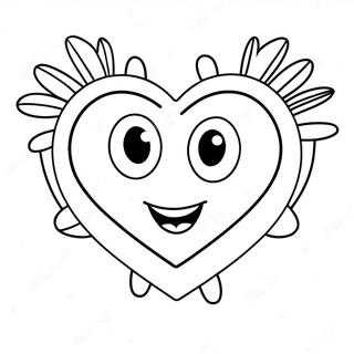 Smesna Bojanka Slomljenog Srca Sa Ocima 90484-30491