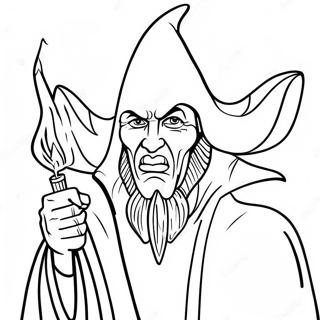 Stranica Za Bojanje Zlog Carobnjaka 90765 30706