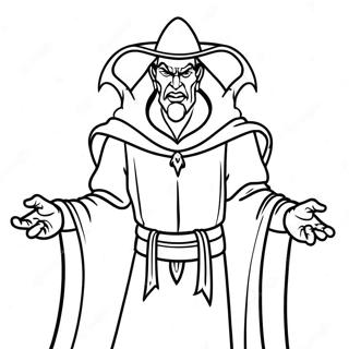 Stranica Za Bojanje Zlog Carobnjaka 90765 30707