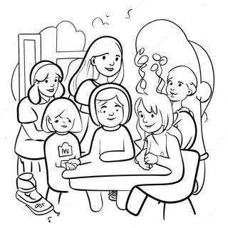 Stranica Za Bojanje Kluba Dadilja 90787-30715