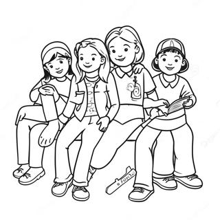 Stranica Za Bojanje Likova Iz Kluba Dadilja 90788-30717