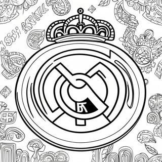 Stranica Za Bojanje Loga Real Madrida 90814-30738