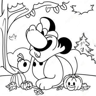 Bojanka Sarenih Disney Likova U Jesen Бојанке