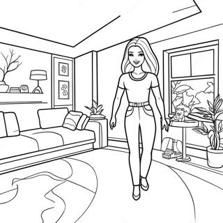 Bojanka Sa Barbikom U Kuci Iz Snova 916-1770