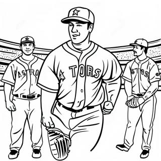 Astros Igraci U Akciji Bojanka 91865 31633