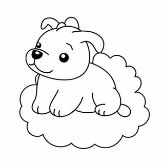 Umorni Kawaii Pas Na Oblaku Bojanka 91917-31677