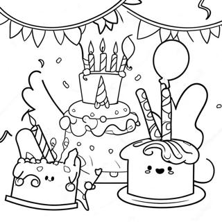 Sarmantna Bojanka Sa Scenom Rodendanske Zabave 91993 31734