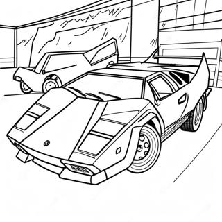 Lamborghini Countach Klasicni Za Bojanje 9207-1815