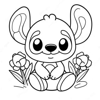 Slatki Stitch Sa Cvecem Bojanka 92376 32027