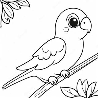 Srecan Papagaj Sa Svetlim Kljunom Bojanka 92481-32110