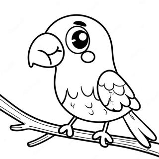 Srecan Papagaj Sa Svetlim Kljunom Bojanka 92481-32111