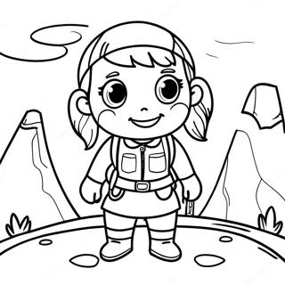 Radoznala Amanda Avanturista Bojanka 92508-32136