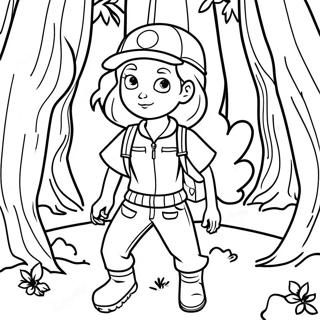 Amanda Avanturista U Misterioznoj Sumi Bojanka 92509-32138