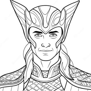 Loki U Svom Klasicnom Kostimu Bojanka 92892-32433