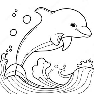 Bojanka Sa Velicanstvenim Delfinom Koji Skace 93329-32769