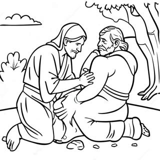 Bojanka Dobrog Samaritanca Koji Pomaze Povredenima 93483-32889