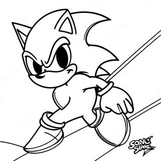 Dinamicna Srebrna Sonic Akcija Stranica Za Bojanje 93946 33248