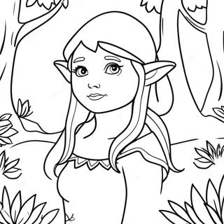 Bojanka Za Magicnog Realisticnog Vilenjaka U Sumi 94204-33448