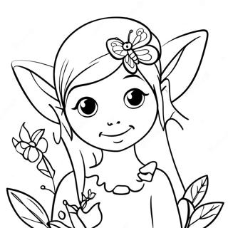 Bojanka Za Mastovitog Realisticnog Vilenjaka Sa Leptirima 94207-33457