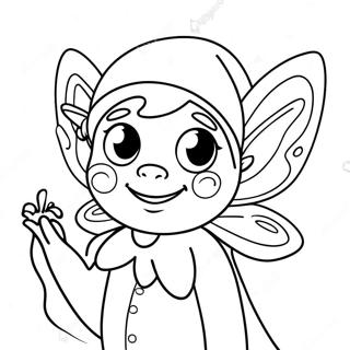 Bojanka Za Mastovitog Realisticnog Vilenjaka Sa Leptirima 94207-33458