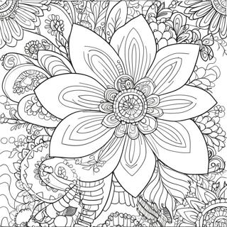 Slozen Cvecem Za Opustanje Za Bojanku 94513-33883