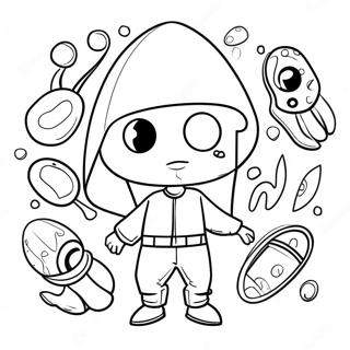 Bojanka Maskiranog Cuvara Iz Igre Lignji 94799 34109