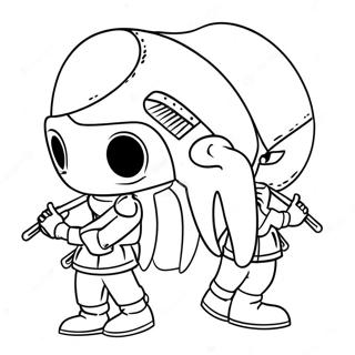 Bojanka Maskiranog Cuvara Iz Igre Lignji 94799 34111