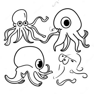 Bojanka Uzbudljivog Izazova Iz Igre Lignji 94800 34114