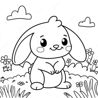 Slatki Zec U Cvecnjaku Bojanka 95029-34284