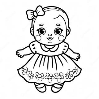 Beba U Sarenoj Haljini Bojanka 95082 34332