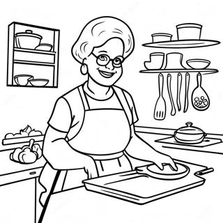 Bojanka Muriel Bagge Dok Kuva U Kuhinji 95337 34529