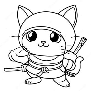 Snazna Macka Ninja Bojanka 95464-34632