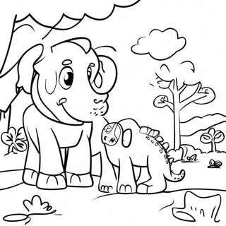 Stranica Za Bojanje Safari Oduzimanja 95565-34741