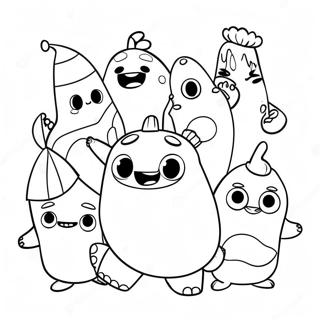 Smesna Oddbods Bojanka 95794-34918