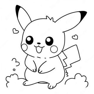 Bojanka Simpaticnog Pikachua Sa Srcima 96156 35203