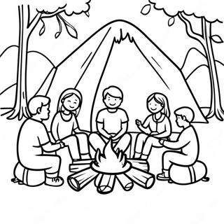 Porodicno Okupljanje Kraj Logorske Vatre Bojanka 96182-35222