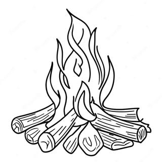 Svetla Logorska Vatra Sa Plamenom Bojanka 96184-35232