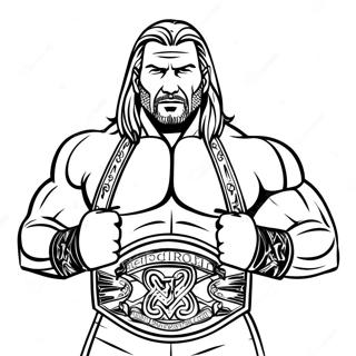 Triple H Drzi Dva Pojasa Bojanka 96235 35266