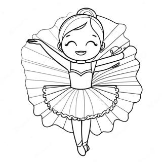 Elegantna Balerina U Tutu Bojanka 96414 35400