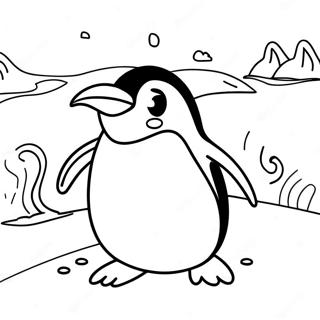 Bojanka Razigranog Pingvina U Januaru 96622 35565
