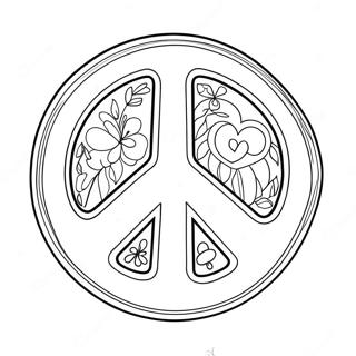 Bojanka Sa Znakom Mira Iz 70 Ih 96674-35610