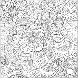 Bojanka Slozen Papel Picado Dizajn 97057 36065