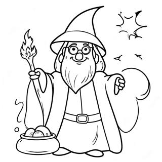 Bojanka Sarmantni Carobnjak Koji Bacaju Carolije 97754 36706