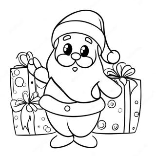 Anime Deda Mraz Sa Poklonima Bojanka 97829 36801