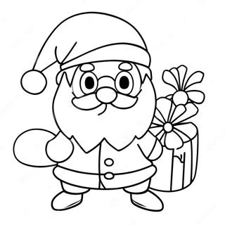 Anime Deda Mraz Sa Poklonima Bojanka 97829 36802