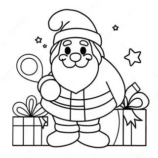 Anime Deda Mraz Sa Poklonima Bojanka 97829 36803