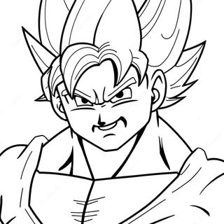 Super Saiyan Goku Бојанке