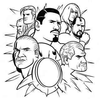 Wwe Superzvezde U Akciji Bojanka 98676-37460